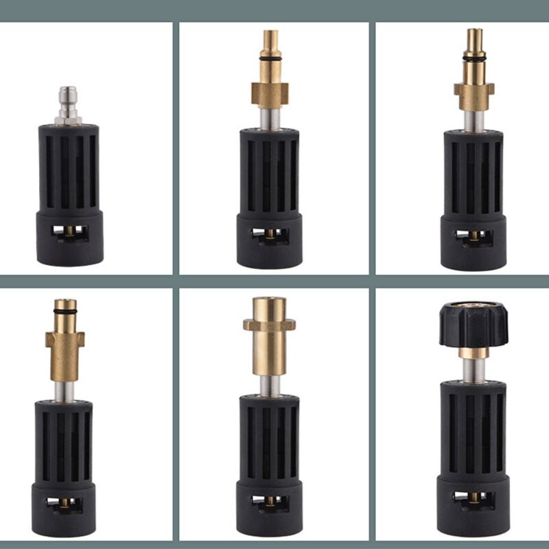 Pressure Washer Conversion Adapter for Karcher K Series 1/4 Quick Connect Bayonet Connector Foam Pot Cleaning Lance