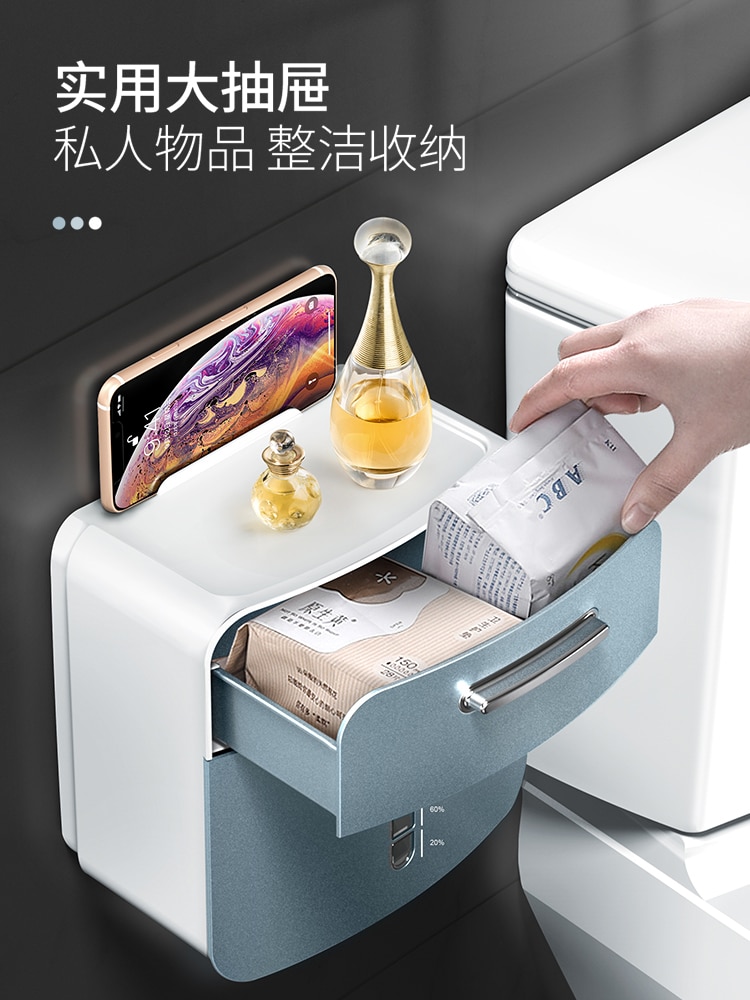 Toilet paper towel box waterproof toilet paper holder