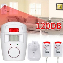 Motion Detector Alarm Monitor Wireless Alarm System+2 Remote Controller Home Security PIR MP Alert Infrared Sensor Anti-theft