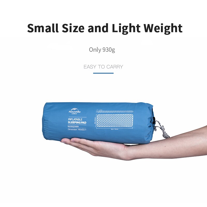Naturehike 40D Nylon Tpu Dubbele-Airbag Camping Opblaasbare Mat Ultralight Tent Matras Slapen Luchtkussen Voor Outdoor Reizen