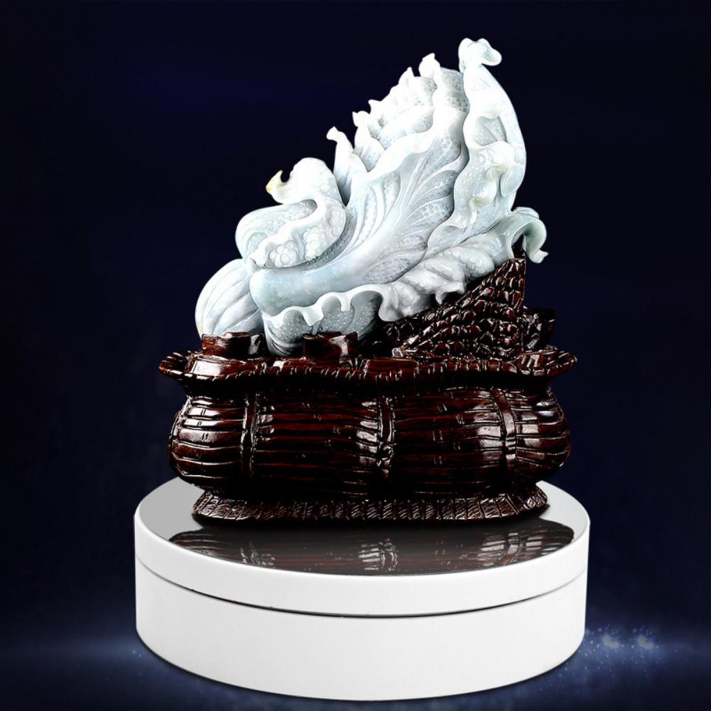 Electric Rotating Table Adjustable Three-Gear Speed Turntable Round Display Holder Stand Intelligent Charging Kitchen Cake Tools