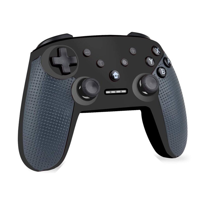 Interruptor sem fio bluetooth pro controlador gamepad para nintendo switch para ns console joystick controle sem fio: Black2