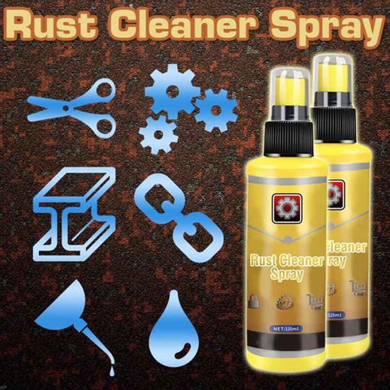 120ml portátil multifuncional removedor de ferrugem spray janela inibidor de ferrugem spray manutenção do carro limpeza forte remoção de ferrugem