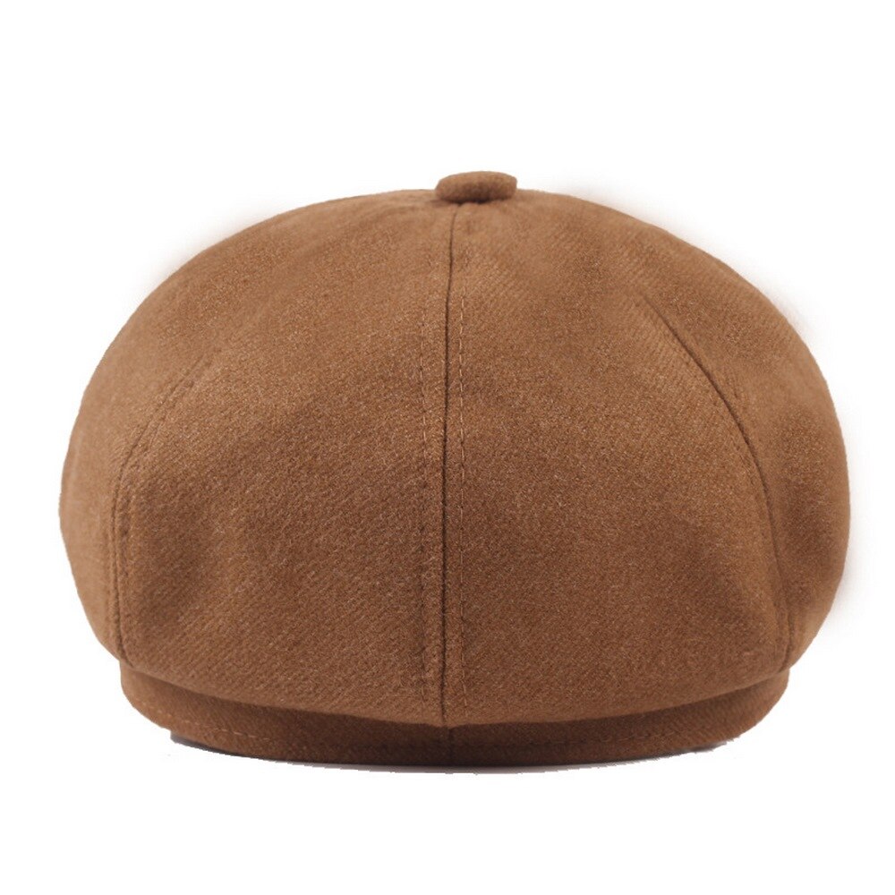 Winter Women Newsboy Caps Female Hats Cotton Dome Solid Color Retro Style Soft Outdoor