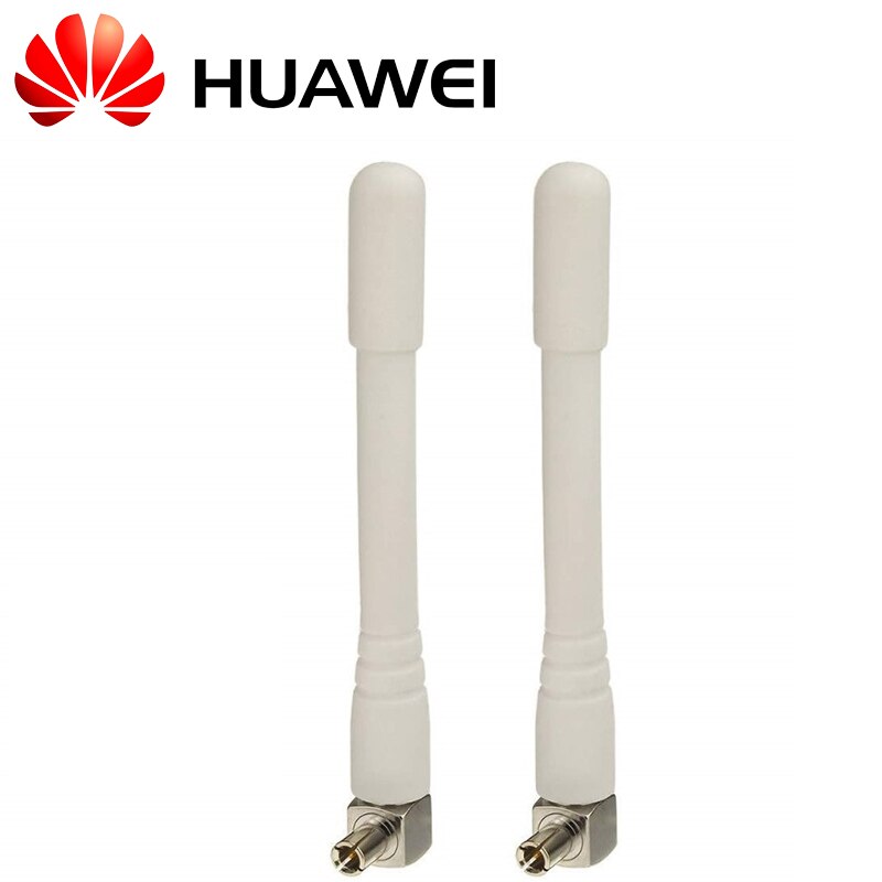 1 par 4g wifi  ts9 antenne trådløs router antenne til huawei  e5377 e5573 e5577 e5787 e3276 e8372 zte  mf823 3g 4g modem: Hvid