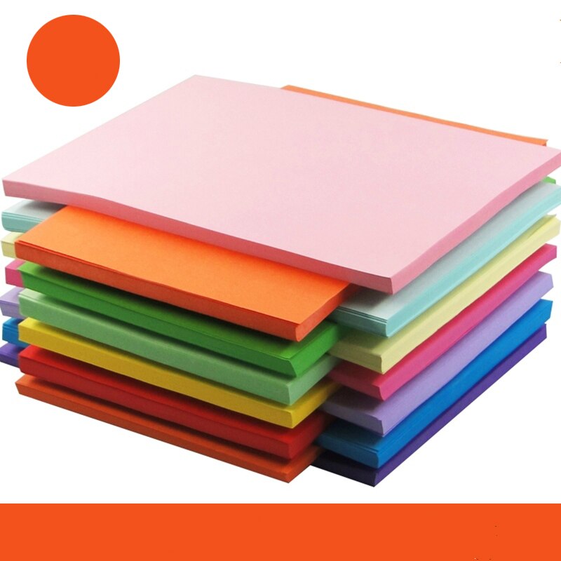 Multi-color Marie A4 color copy printing paper origami paper 80g children handmade paper 100pcs/lot