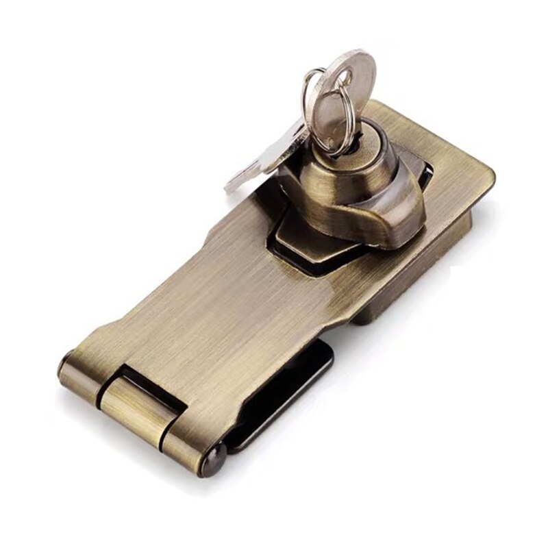Loquet de verrouillage à clé à Angle droit à 90 degrés, en alliage de Zinc, verrou de sécurité pour porte d&#39;armoire, différentes tailles et couleurs, directe: GB-3