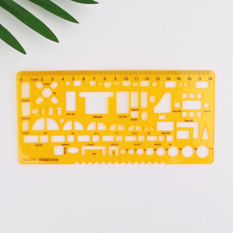 Furniture House Architecture Drainage Drawing Template Ruler Measuring Tool