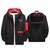 Brand Men Jacket for Chevrolet corvette Casual Solid Color Hooded Loose Bomber Windbreaker Coat Trend Hip Hop Streetwear: 02 / XL