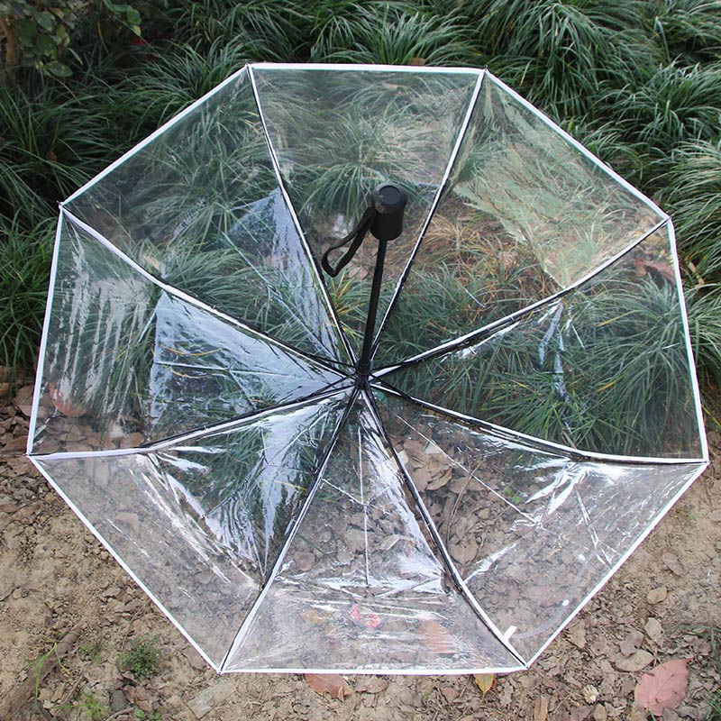 Clear Cherry Blossoms Paraplu, 1PC Transparante