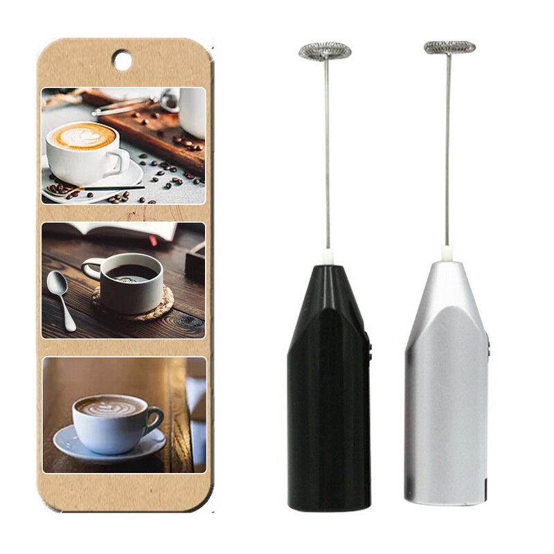 1pc elektriska mjölkskummare kök cappuccino äggvisp dryck