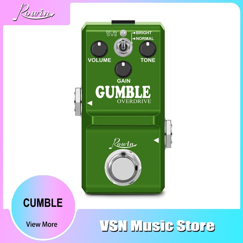 Rowin Guitar Dumble Pedal Nano pedals Replicates The Unique Tones Of The Legendary Dumble AMP-Smooth LN-315