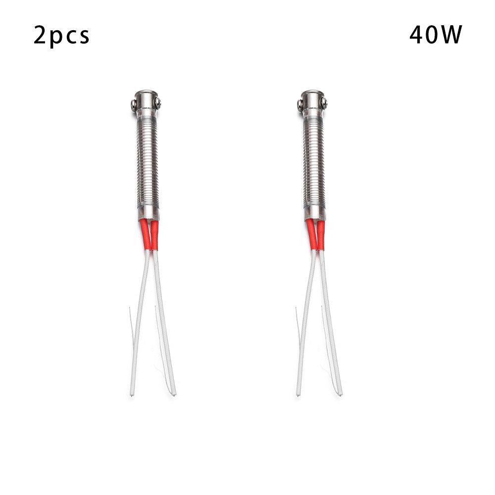 accessory Durable External heat Heating Element Replacement Weld Equipment Soldering Iron Core Welding Tool: 2pcs-40W