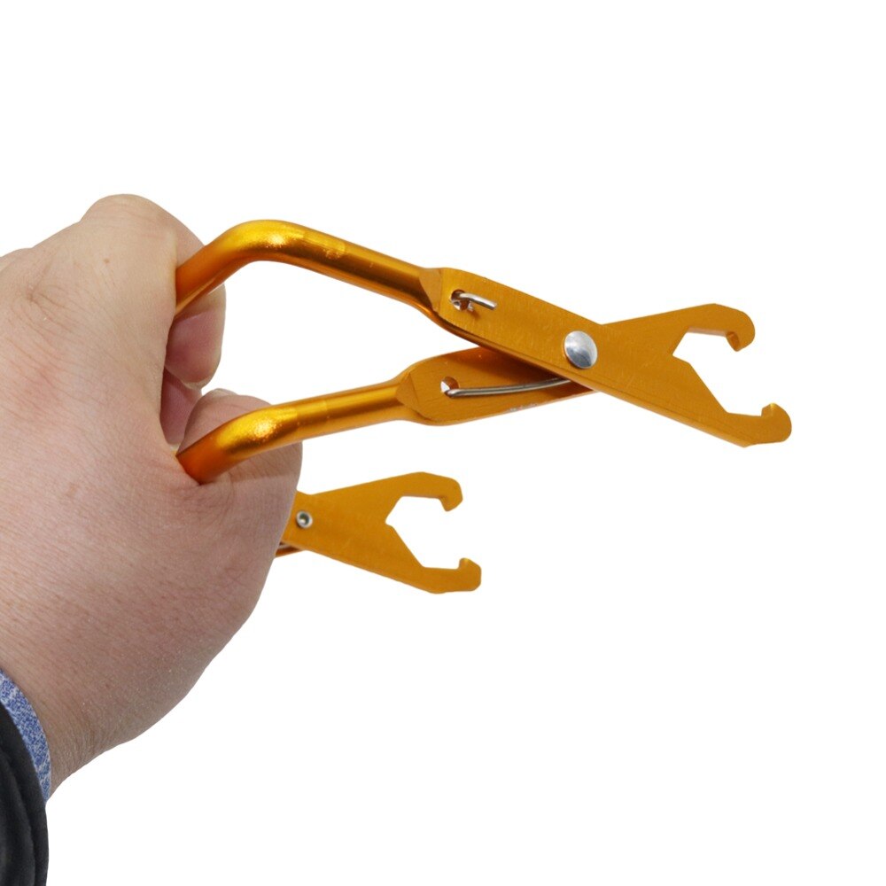 Herramienta de apicultura con pinza de bazo de aluminio, para abejas, marco de nido, Clip, 1 Uds.