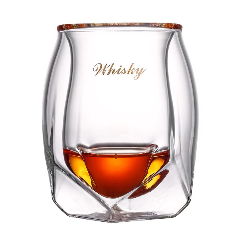 lead-free glass whisky glass personality glass double-layer glass wine glasses