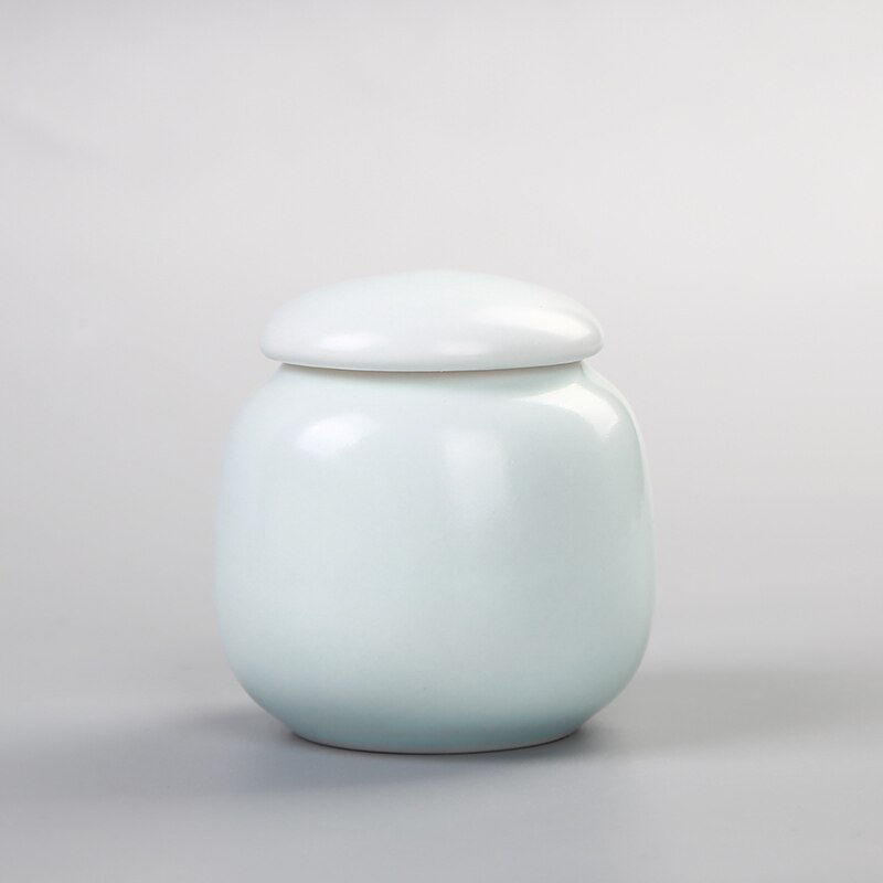 White Ceramic Pet Ashes Urn Cremation Ash Holder Small Animal Pet Parrot Bird Funeral Memorial Casket Burial Urns In Niche: Pure A