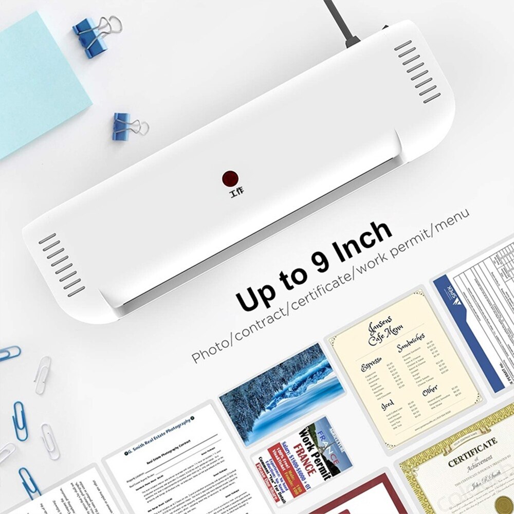 141 small plastic sealing machine A4 paper laminating machine laminating film machine portable office document photo passing