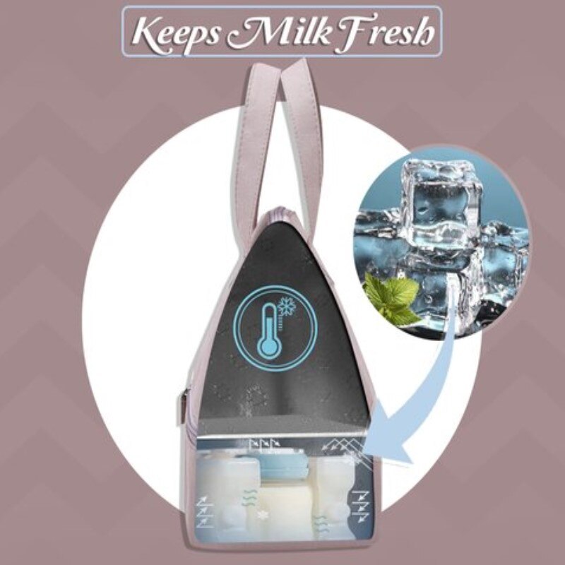Reusable Insulated Thermal Bag Breast Milk Refrigerated And Fresh-keeping Milk Ice Pack Waterproof Women Bag Organizer