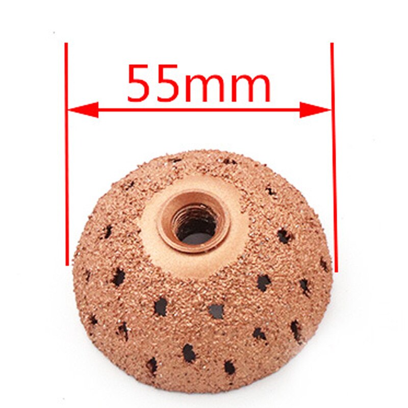URANN 1pcs 42mm 55mm Tungsten steel Tire grinding wheel Tire tire grinding head Carbide grinding head: 55mm / With Hex handle