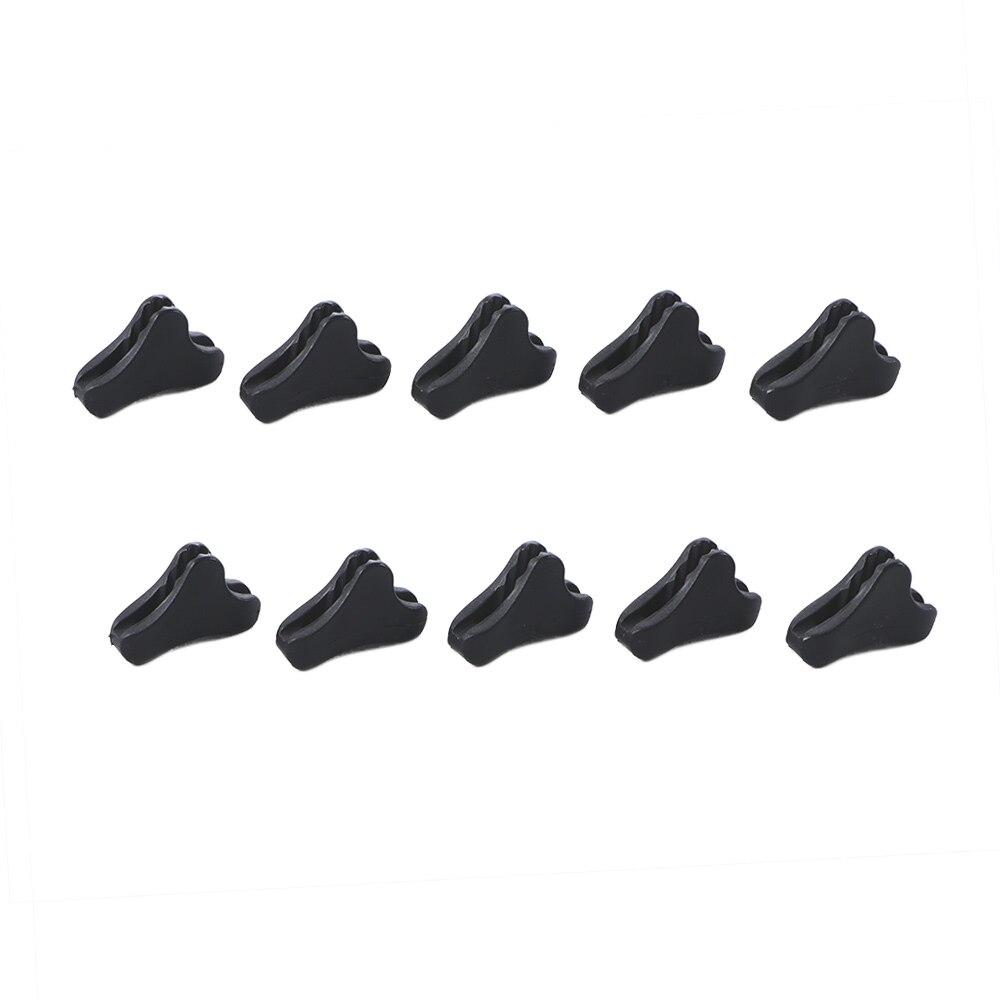 10 pcs outdoor mountain camping tent awning plastic wind rope buckle triangles pull rope buckle outdoor tent accessories