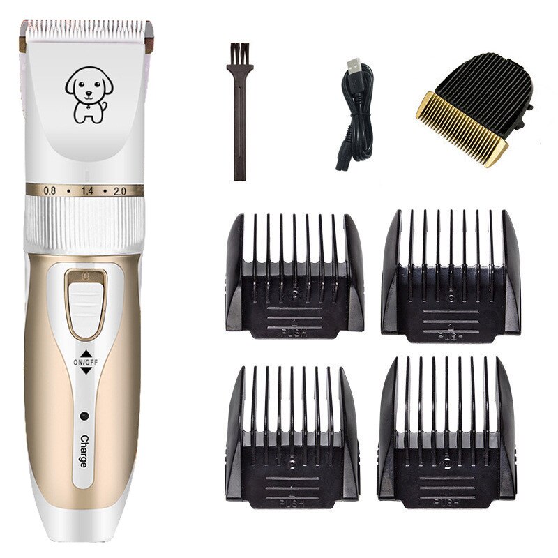 Dog Clipper Dog Grooming Clipper Electric Pets Hair Trimmers Shaver Shears for Dogs and Cats Dog Grooming Kit: 18
