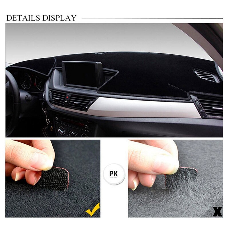 Auto dashmat dashboard cover zonnemat antislip dashboard cover pad voor jeep compass patriot - auto accessoires