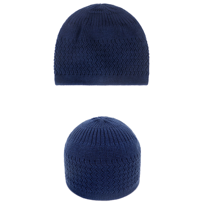 Hiver tricoté hommes musulmans chapeaux de prière unisexe bonnets casquette islamique Ramadan juif kippa Homme chapeau hommes Wrap tête casquettes: Violet