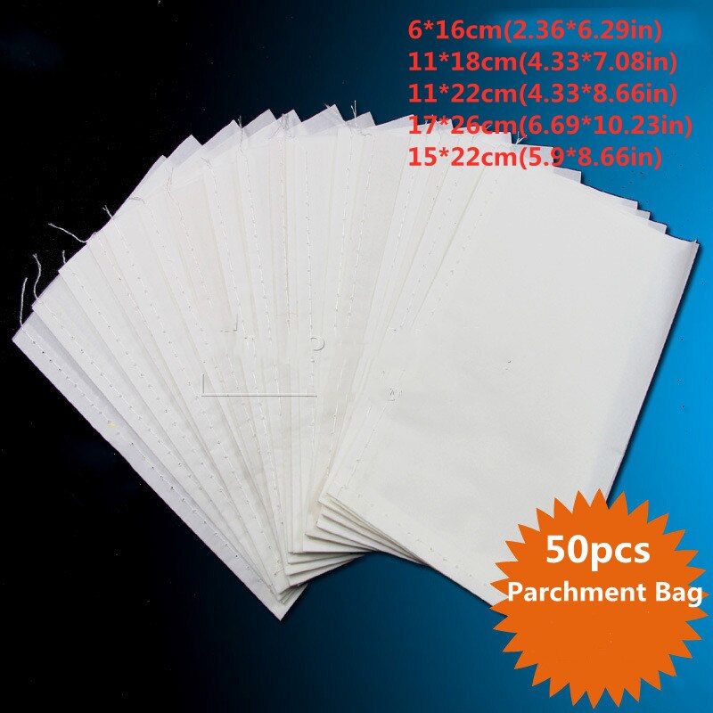 50pcs/lot Garden Pollination Parchment Bags Agriculture Corn Wheat Isolation Protective Bag Available Hybrid Breeding Cover Bag