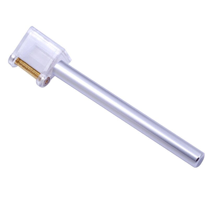 MIUSIE Leather Edge Oil Roller Pen Gluing Dye Pen Applicator Paint Roller Tool DIY Leather Painting Accessories Craft Tool: Sliver