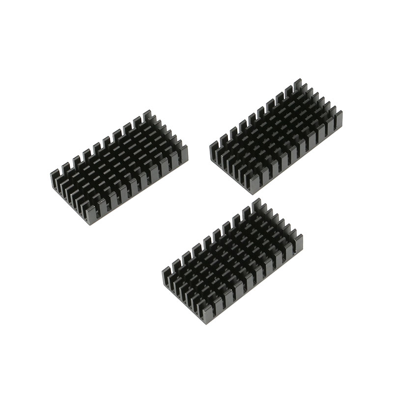 Heatsink 50x25x10mm Radiator Koeler Radiator Aluminium 50mmx25mmx10mm Koellichaam Metalen Steken Voor Koeling Chip 50*25*10mm