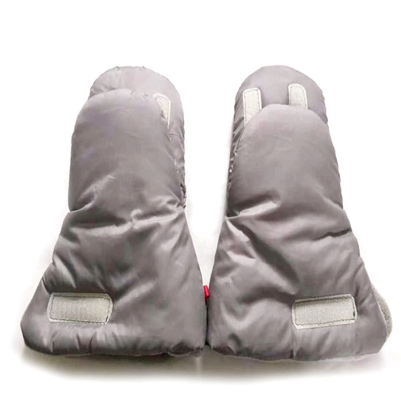 Carrozzina invernale Manicotto per carrozzina Passeggino Pelliccia calda Copri mano in pile Buggy Frizione Carrello Muff Guanto Passeggino Accessori