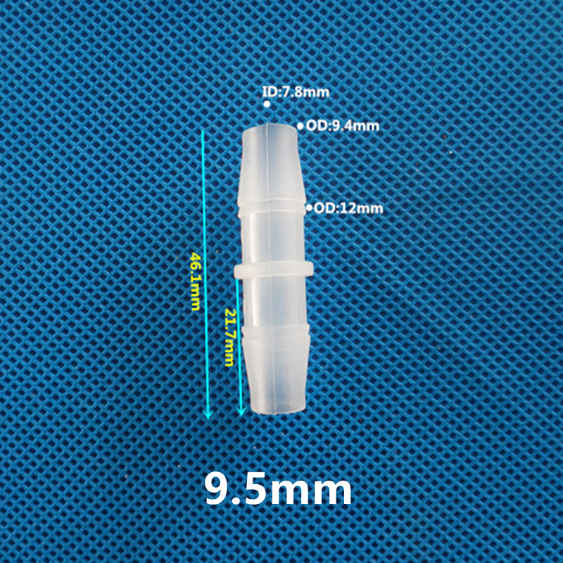 Raccordi per tubi flessibili per irrigazione da giardino con connettori diritti in plastica da 5 pz/pacco 1.6mm-15.8mm: green