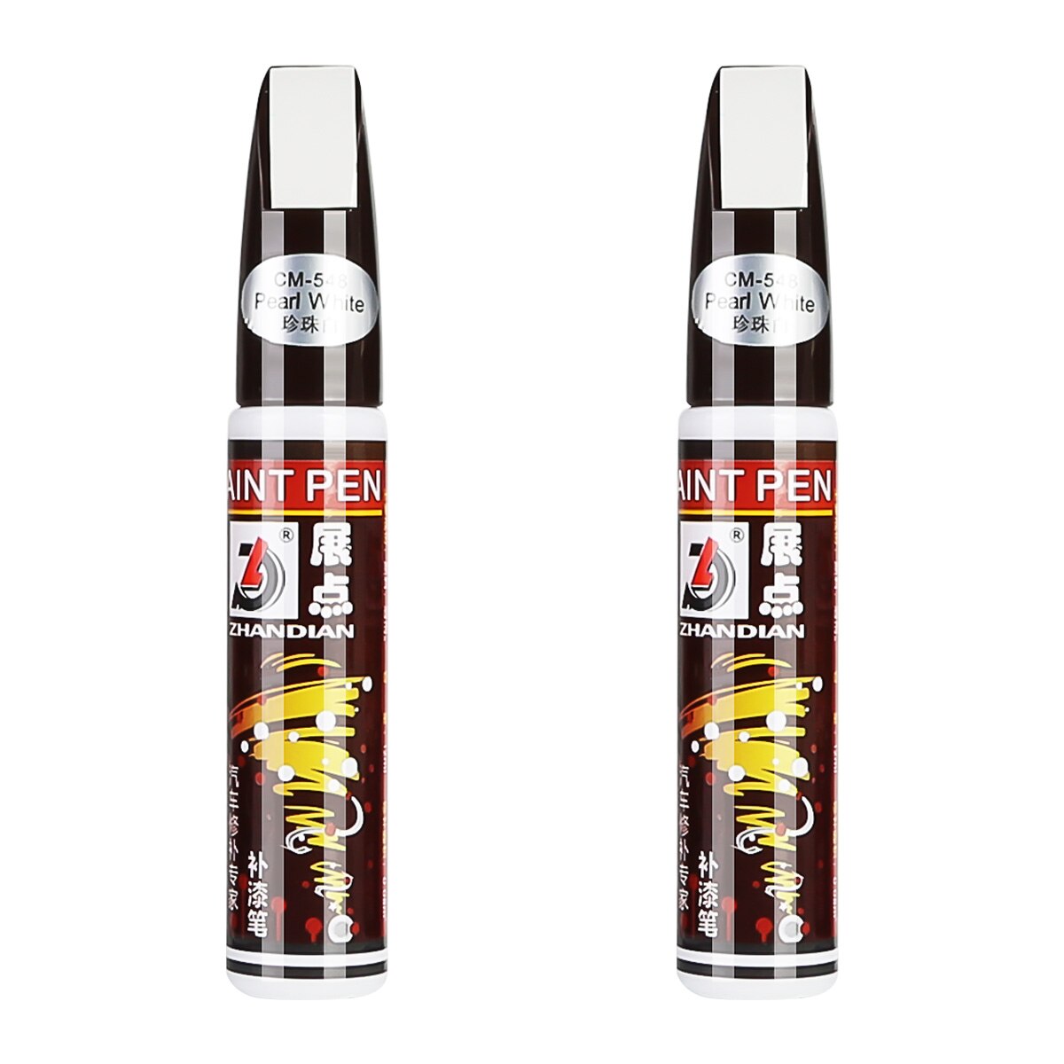 12ml Practical Multifunction Paint Care Automobiles Paint Scratch Repair Pen Used To Hide Scratches On Car Surface: Pearl White