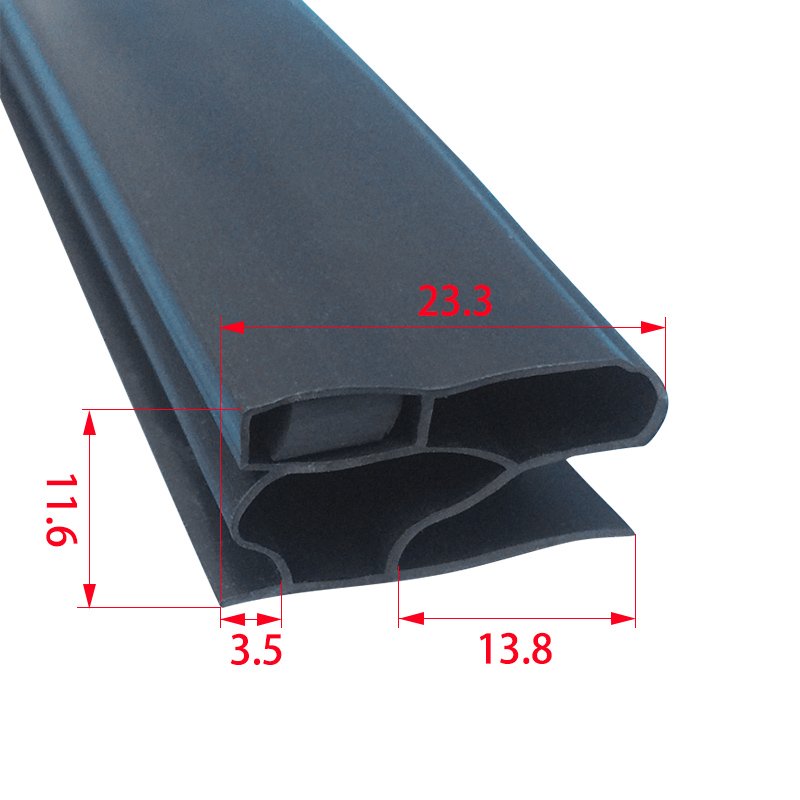 2.5-10m Refrigerator refrigerator seal with low temperature and thickening magnetic door seal for commercial household use