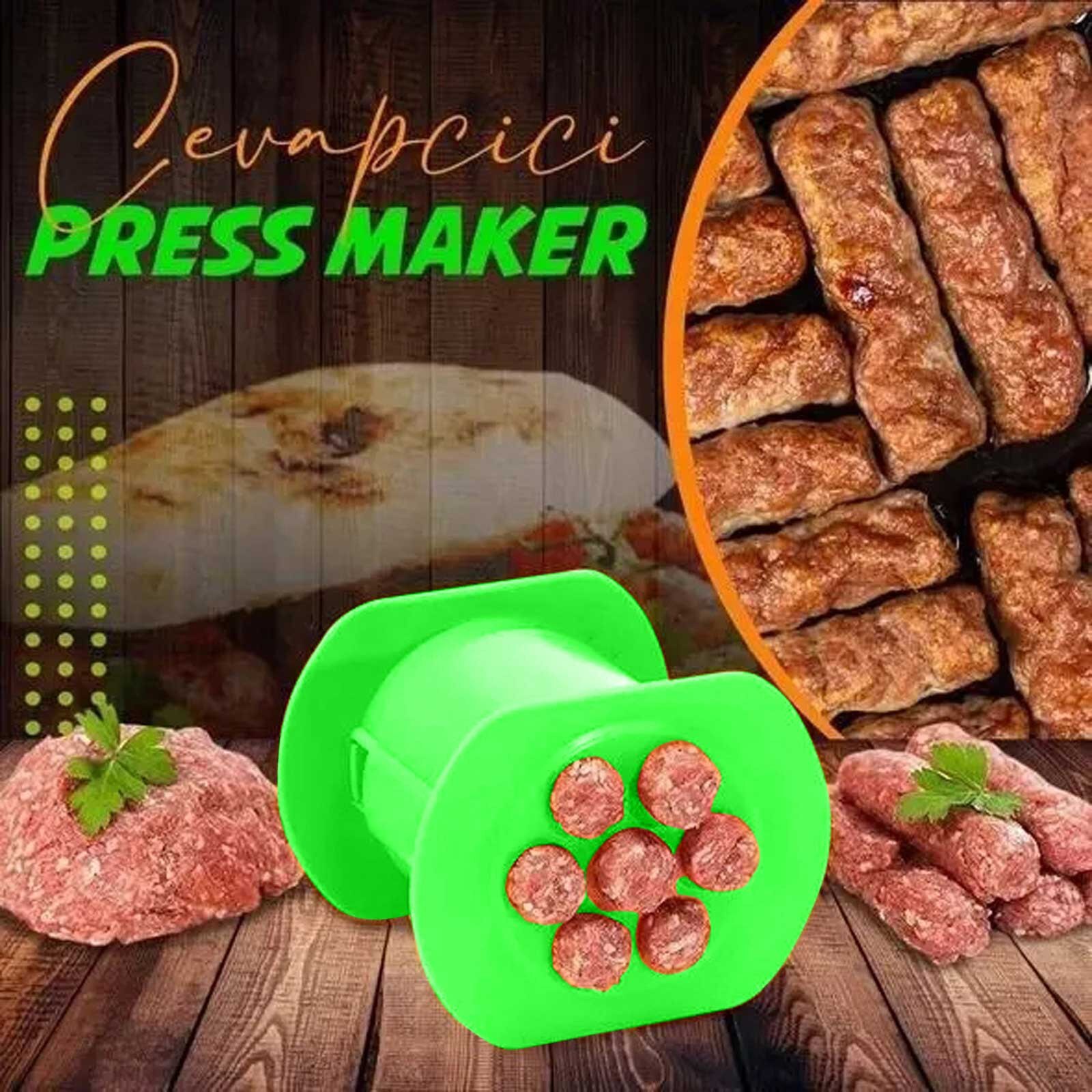 Cevapcici Worstjes Pers Handgemaakte Keuken Maker Vleesmolen Dog Rundvlees Handbediende Slijpmachine Keuken Gadgets Gereedschap
