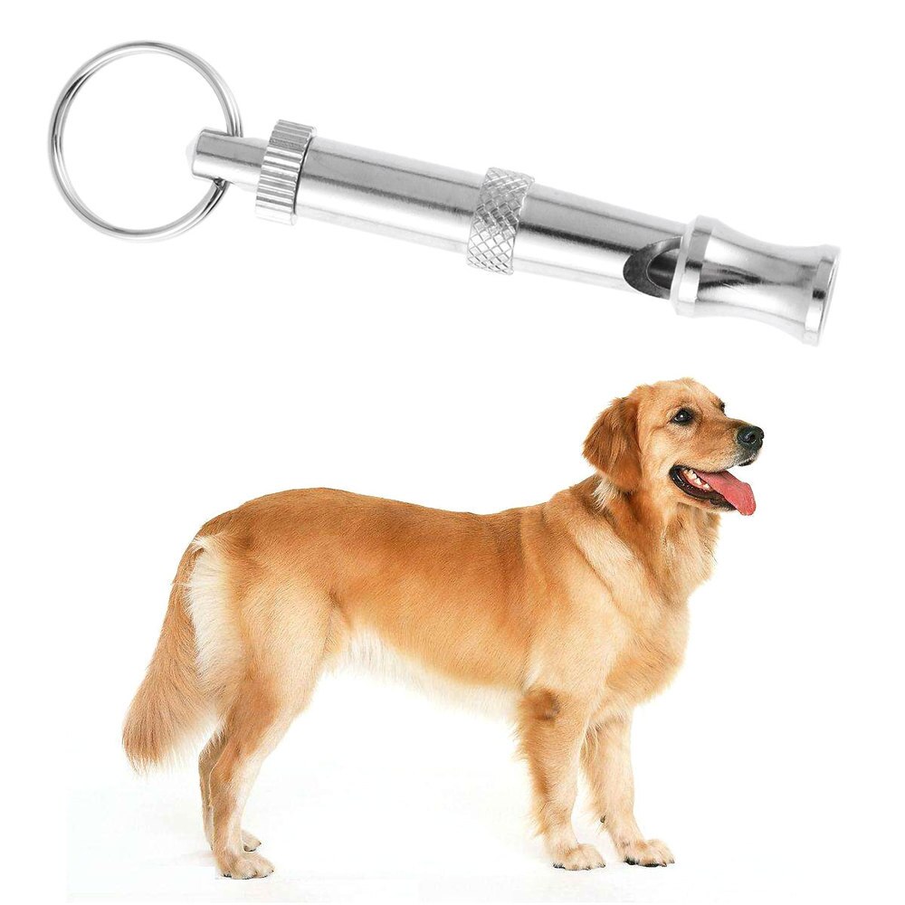 1PC Copper Plating Ultrasonic Sound Dog Whistle for Pets Dog Training Dogs Outdoor Dog Whistle