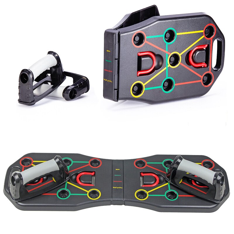 Push Up Rack Board 12in1 Body Building Fitness Exercise Push-up Stands Body Building Training System Home Gym Fitness Equipmen