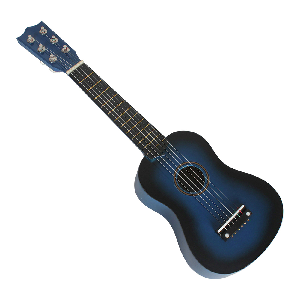 Ukulele 21 inch Ukulele Soprano 6 Strings Hawaiian Guitar Basswood Guitar Uke Kids Musical Instruments for Music Beginner: Default Title