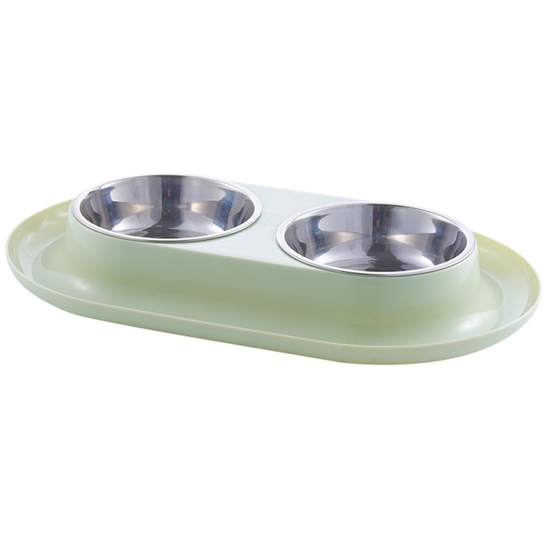 Roestvrijstalen dubbele voerbak voor honden, voerbak, waterbak, voerbak voor puppy's en andere huisdieren: Groente