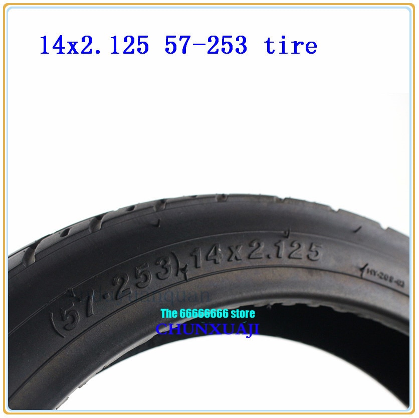 57-253 tube 14x2.125 tire fits for Folding electric bicycle, children's bicycle,e-Bike 14*2.125 tyre inner tube 14'' wheel tyre