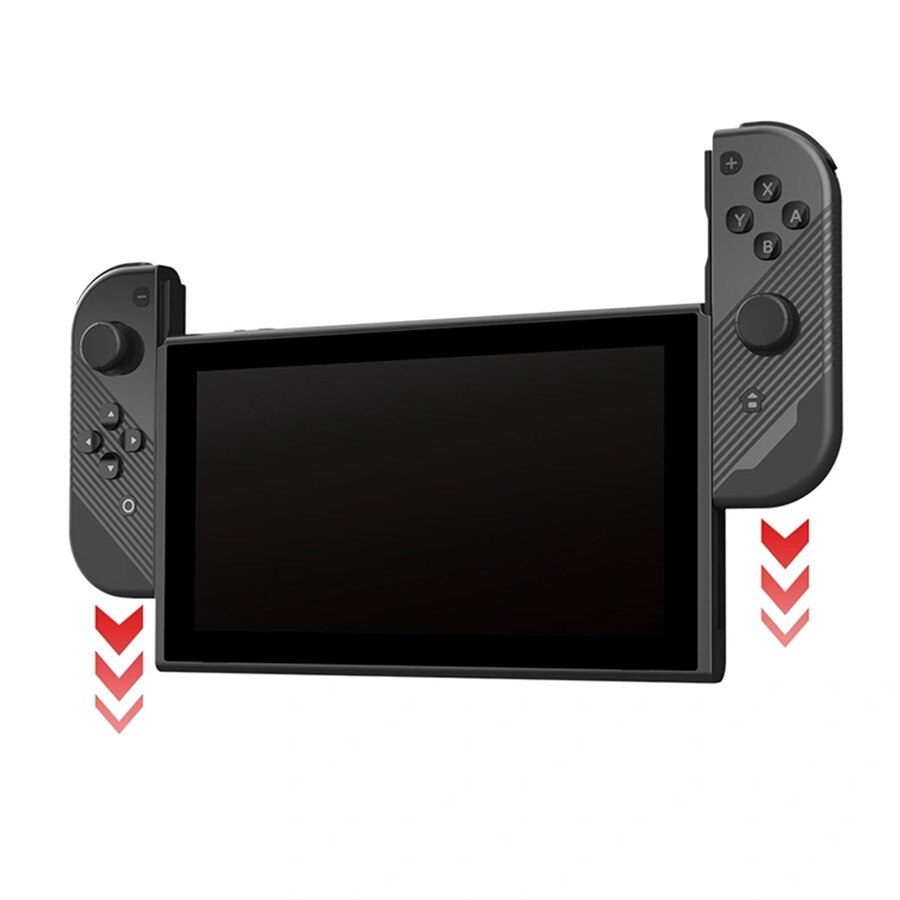 Voor Nintendo Switch Gampad Controller Vervanging Links Rechts Handvat Joystick Zwarte Behuizing Ondersteuning Ns Reizen Accessoire