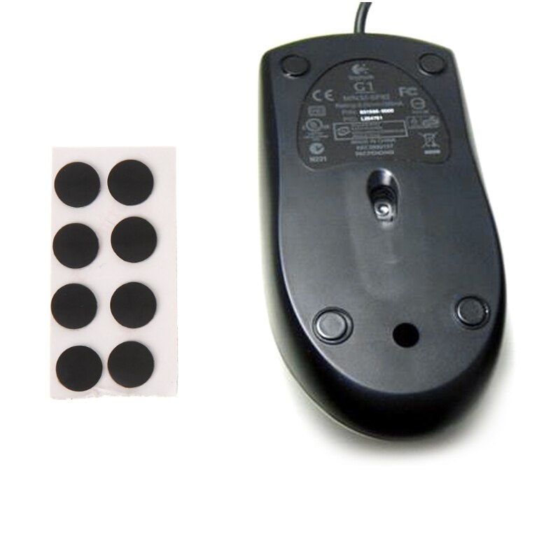 2 Sets (8pcs) 0.6mm mouse feet mouse skates for logitech G1 M235 M315 mx300