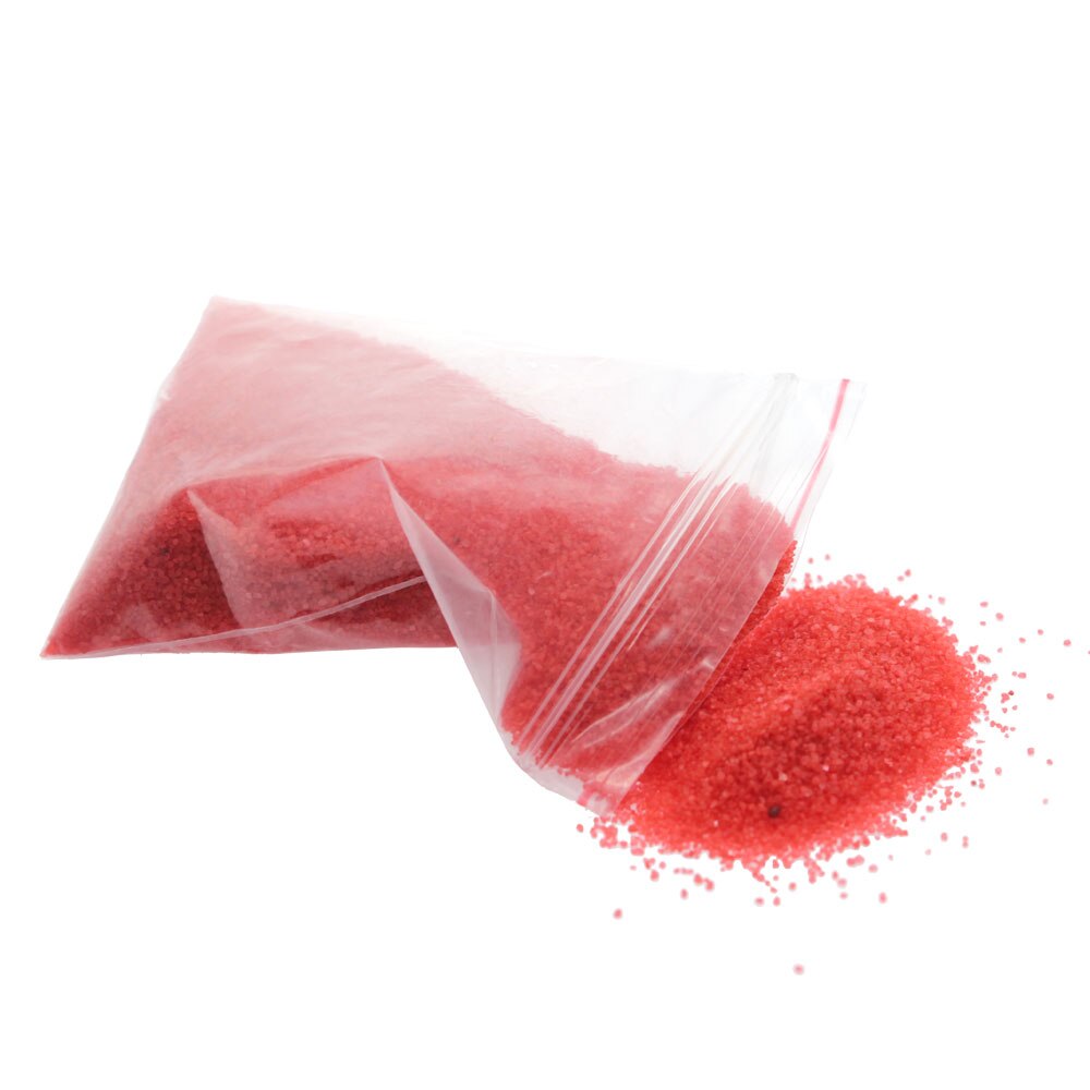 36G Kleur Zand Grind Zand Art Diy Fairy Garden Sandbeach Props: Rood