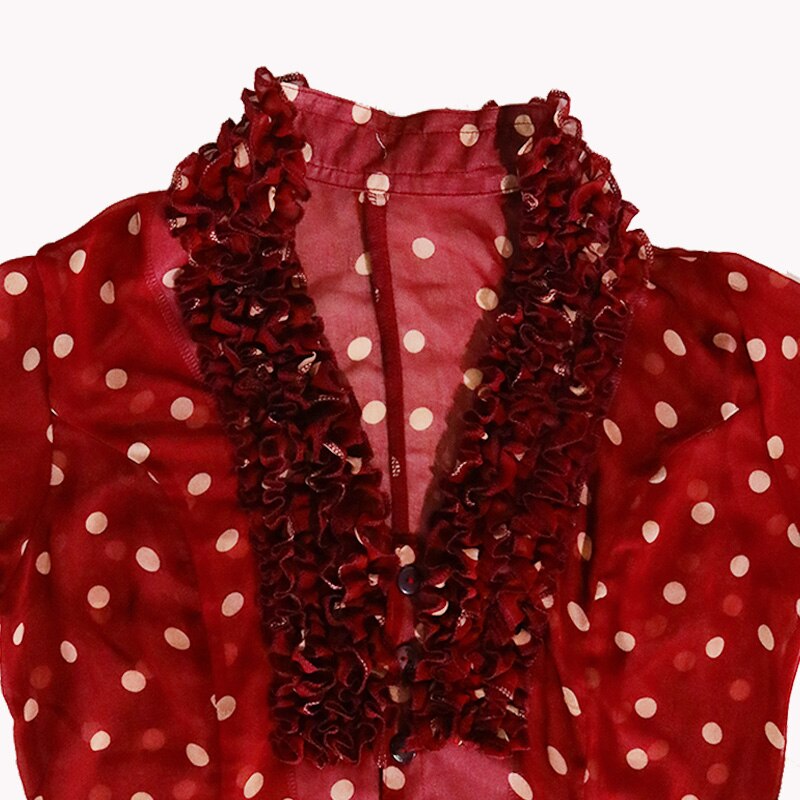 Baumwolle Flamenco tanzen Spitzen Platz/Latein oben Bluse Für Frauen/Mädchen trainieren Spanisch tanzen oben ECA01