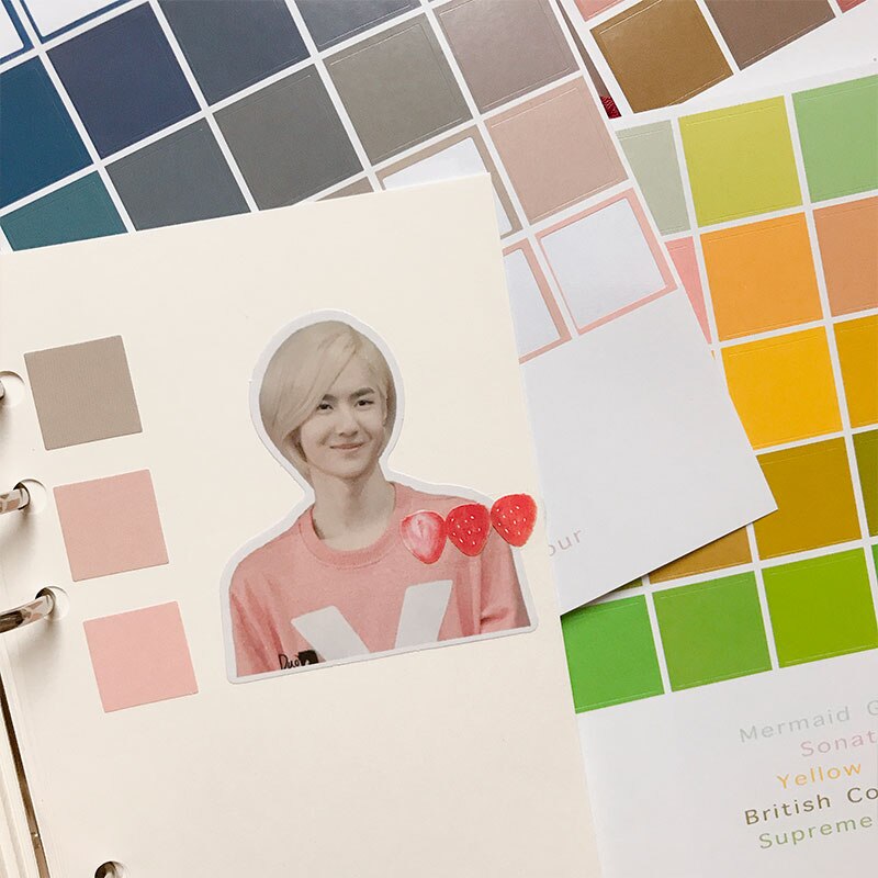 Color square envelope seal sticker DIY Scrapbooking Diary Note Seal Label Stickers