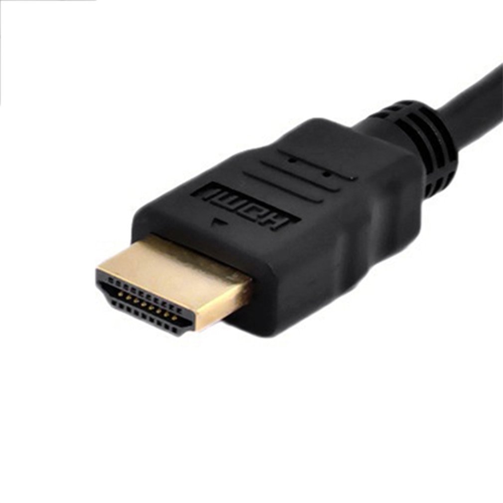 Vga to Hdmi Cable Video Adapter HDTV Monitor for Television Smart Tv Adaptador RGB HDMI 1.4 Polybag Computer Male-female