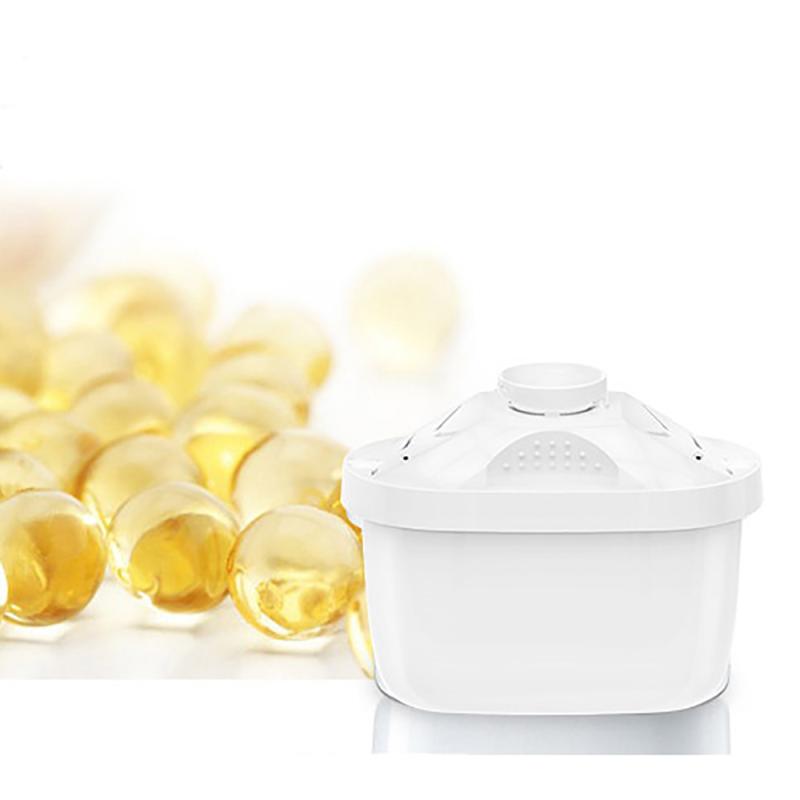 2.8L Water Filter Kettle with Filter Element Activated Carbon Kitchen Cold Water Filter Purifier Kettle Office Filters Pitcher