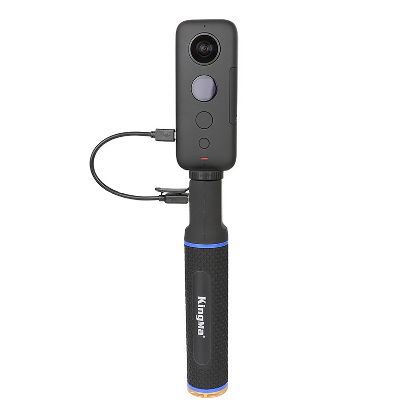 Handheld Energie Bank Batterie Hand Griff Verlängerung Einbeinstativ w Stativ für Insta360 eins X Panorama Flecken Kamera Zubehör: Handheld batterie