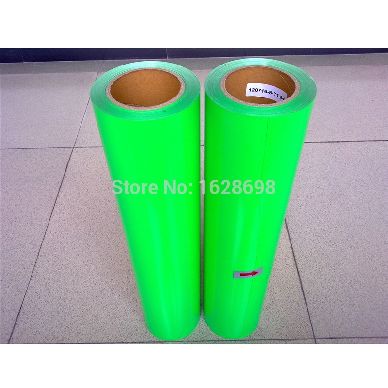 CDU-31 neon green Color One Roll PU heat transfer Vinyl film Made in South Korea Choose For T-shirt print