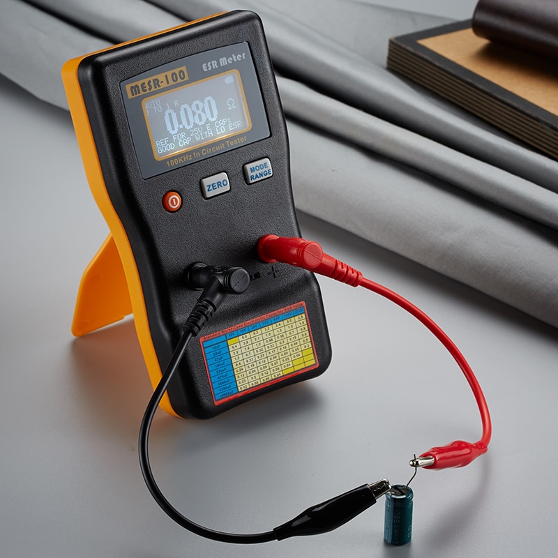 MESR-100 ESR Capacitance Meter Ohm Meter Measuring Capacitance Resistance Capacitor Circuit Tester